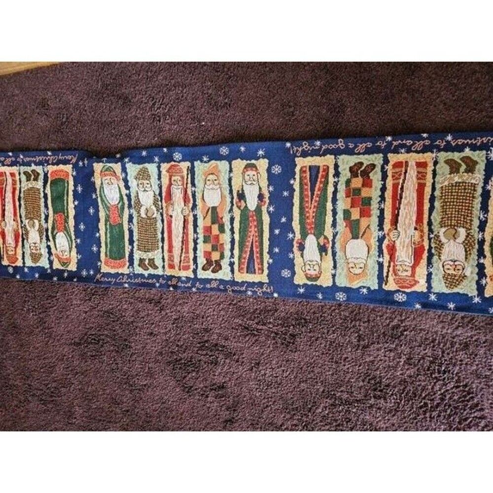 Christmas Holiday Tapestry Table Runner Wise Men EUC
